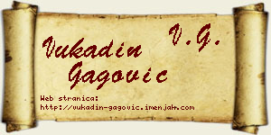 Vukadin Gagović vizit kartica